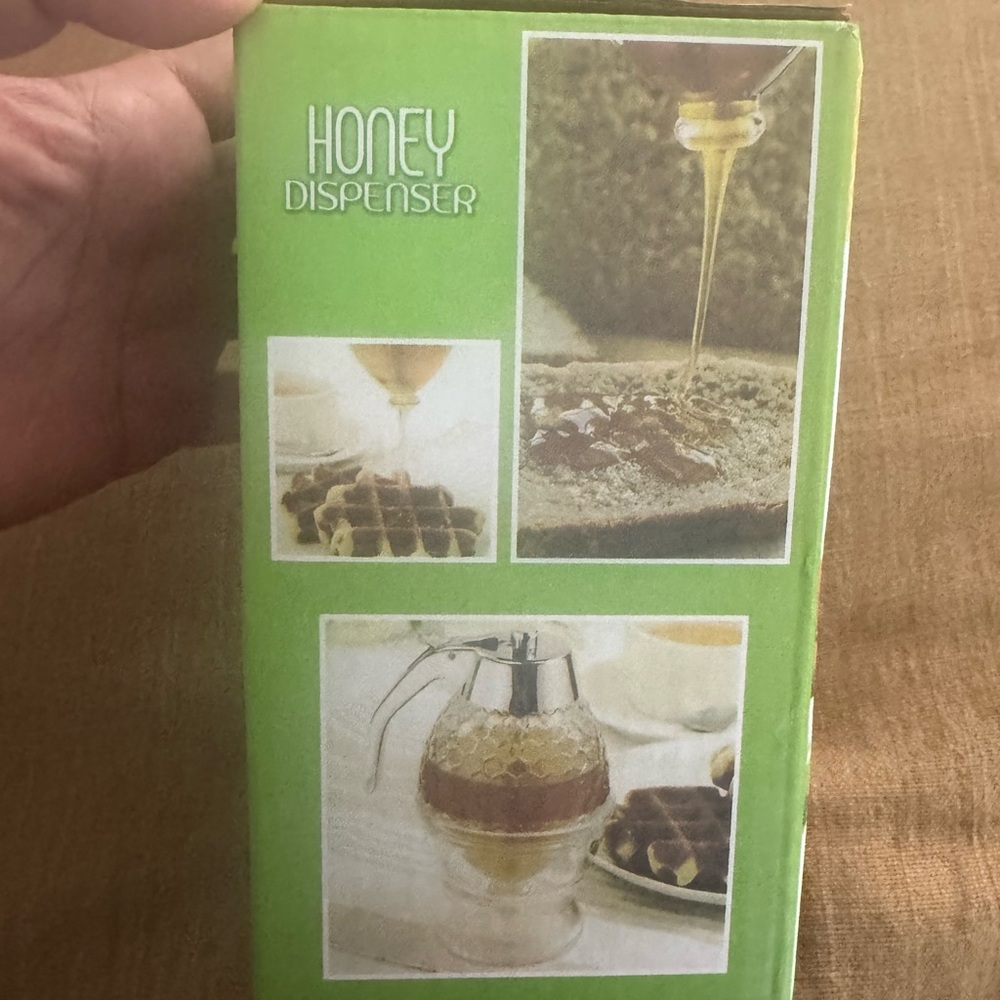 Silver‎ and Clear Honey Dispenser - Picture 5 of 7